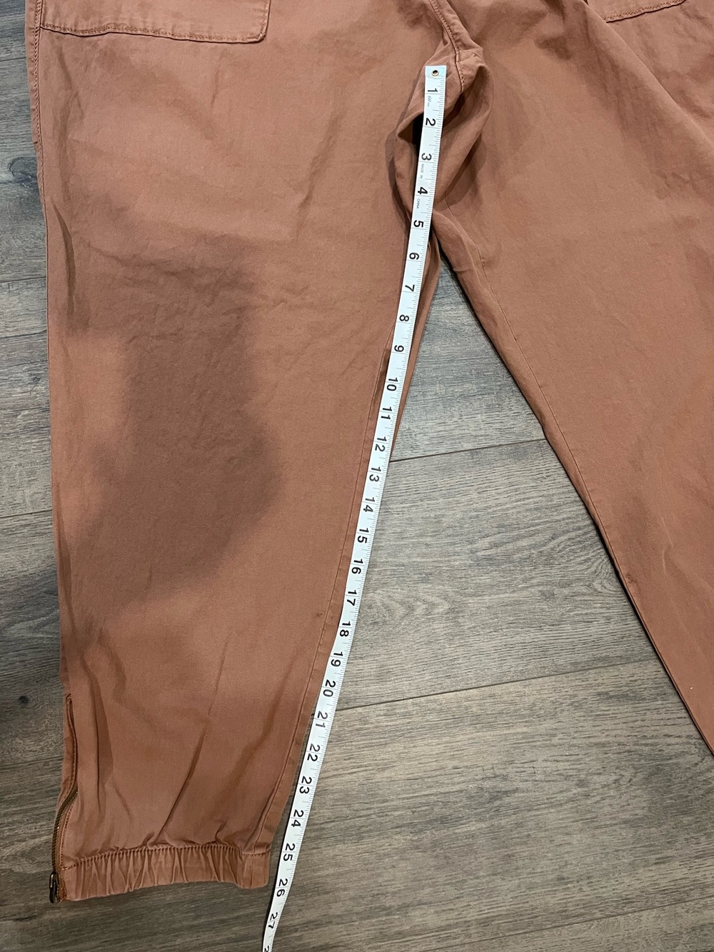 Men's Rust Drawstring Jogger Pants - Picture 6 of 6